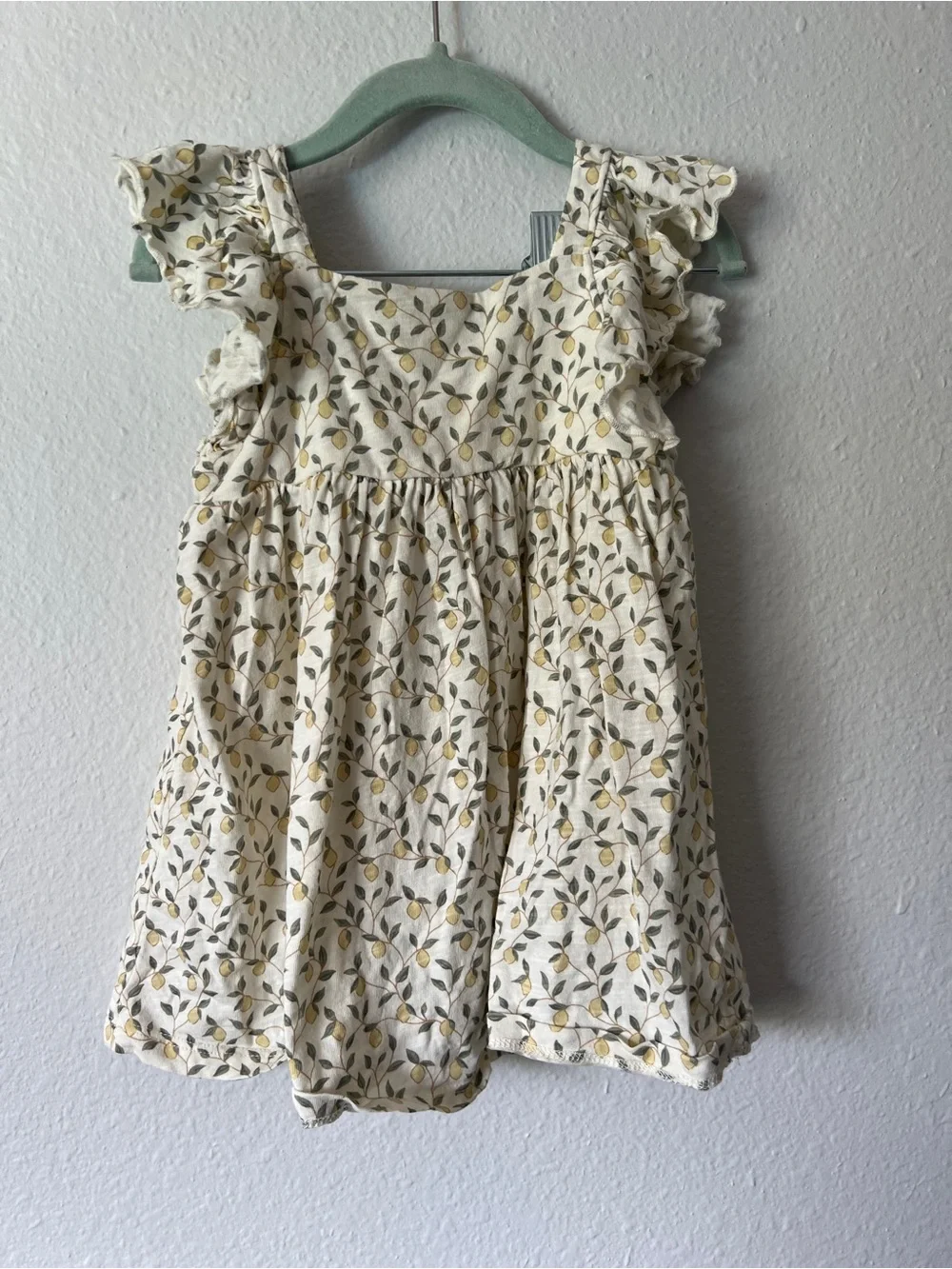 Quincy Mae Girls Lemon Dress 18-24